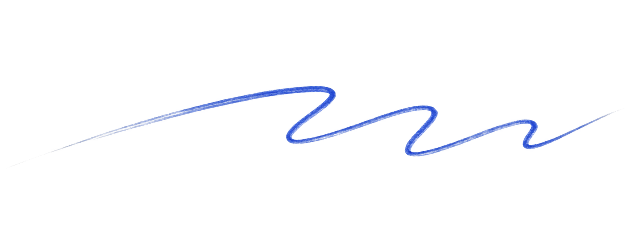 Blue Scribble